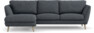 Madison Lux - 2-sits soffa med schäslong vänster - Vit