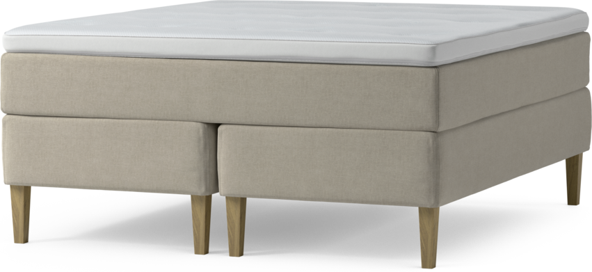 Delux Dream - Kontinentalsäng, dubbelsäng med bäddmadrass och sängben