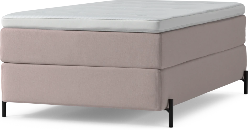 Delux Exclusive - Kontinentalsäng, enkelsäng 120 cm med bäddmadrass och sängben