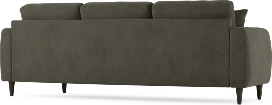 Eden - 3-sits soffa svängd - Grå