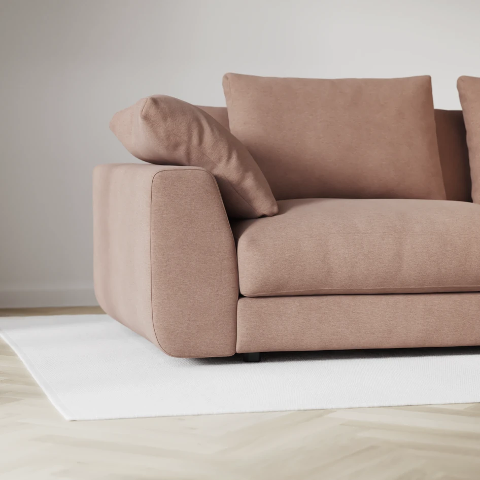 Amie - Bäddsoffa 3-sits - Rosa