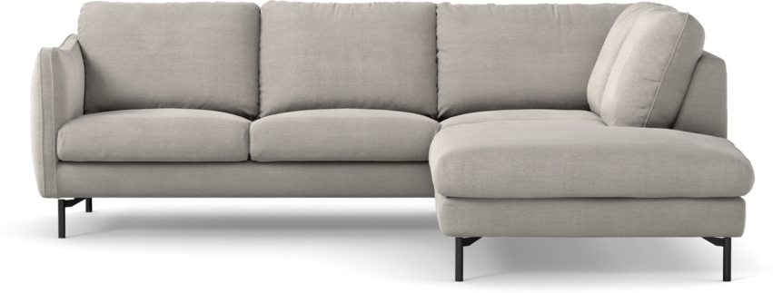 Madison Lux - 2-sits soffa med divan höger - Grå