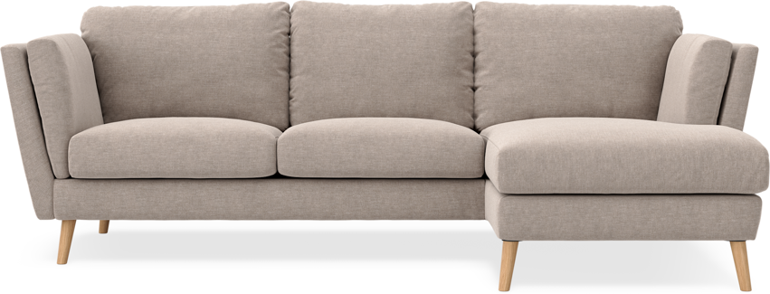 Madison - 2-sits soffa med schäslong höger - Beige