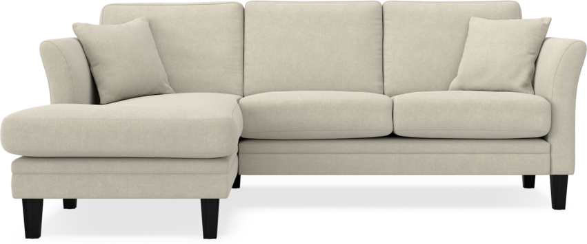 Eden - 2-sits soffa med schäslong - Beige