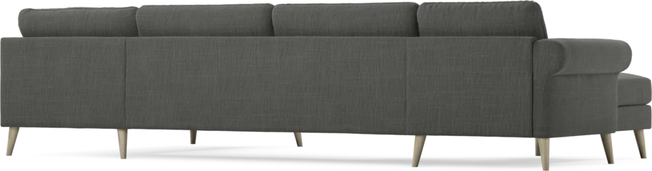 Bridge - 3-sits soffa med schäslong vänster och divan höger - Grå