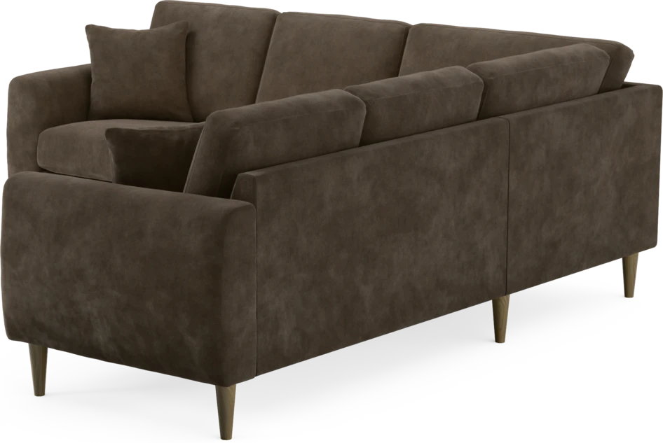Eden - Hörnsoffa, 2+2-sits - Brun