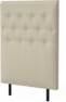 Roma Family pikerad - Sänggavel, 90-180 cm - Beige