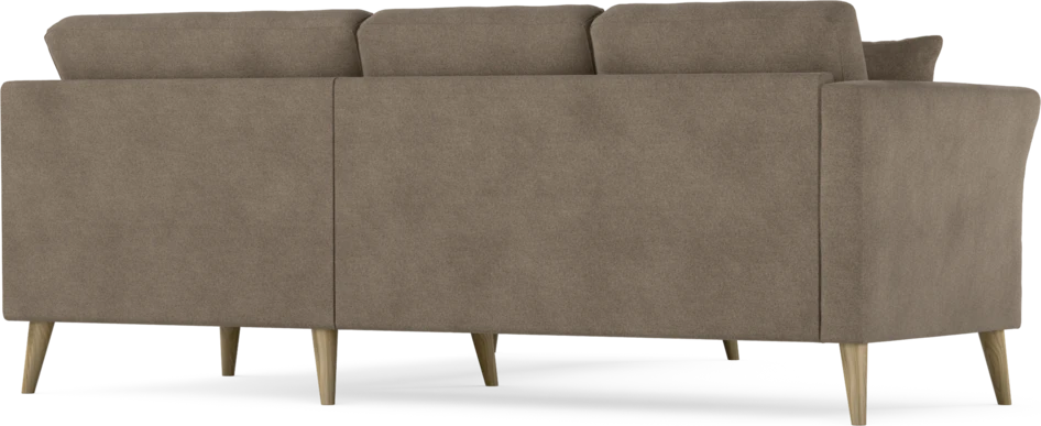 Eden - Hörnsoffa, 2+2-sits - Brun