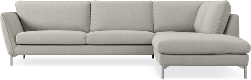 Madison Lux - 3-sits soffa med divan höger - Grå