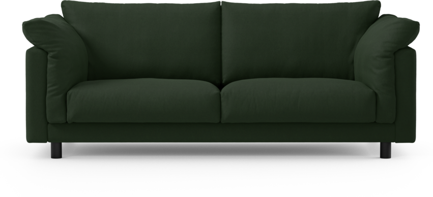 Cherrie - 2,5-sits soffa, fast klädsel - Grön