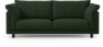 Cherrie - 2,5-sits soffa, fast klädsel - Grön