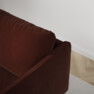 Madison Lux - 2-sits soffa med schäslong vänster - Orange