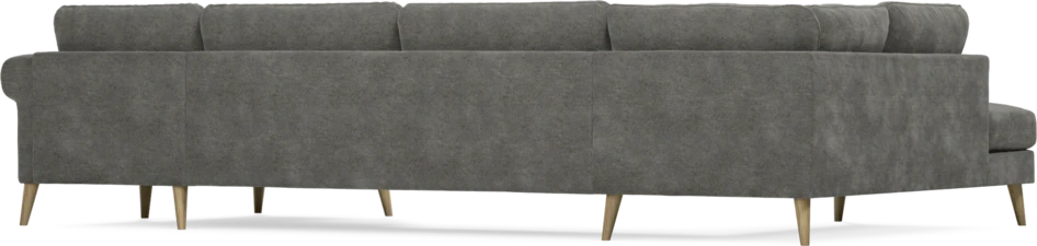 Bridge - 3-sits soffa med divan vänster och schäslong höger - Grå