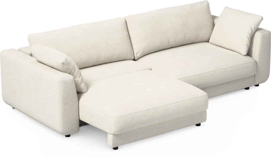 Amie - Bäddsoffa 4-sits - Vit
