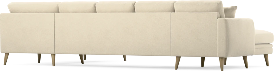 Eden - 3-sits soffa med schäslong vänster och divan höger - Beige