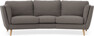 Madison - 3-sits soffa svängd, 70 cm - Brun