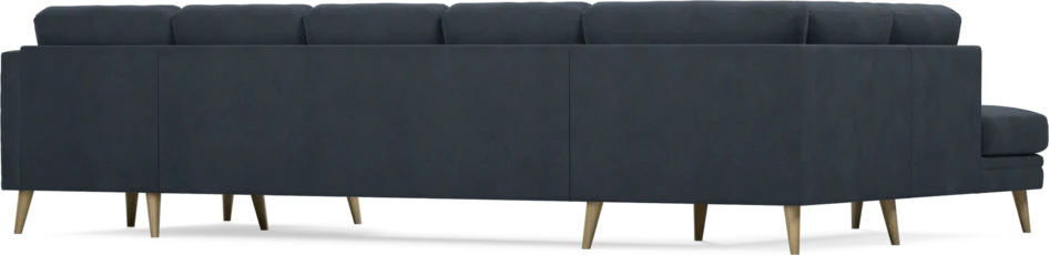 Eden - 3-sits soffa med divan vänster och schäslong höger - Blå