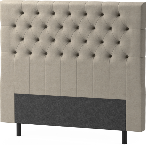 Delux Pikerad XL - Sänggavel, 90-210 cm - Beige