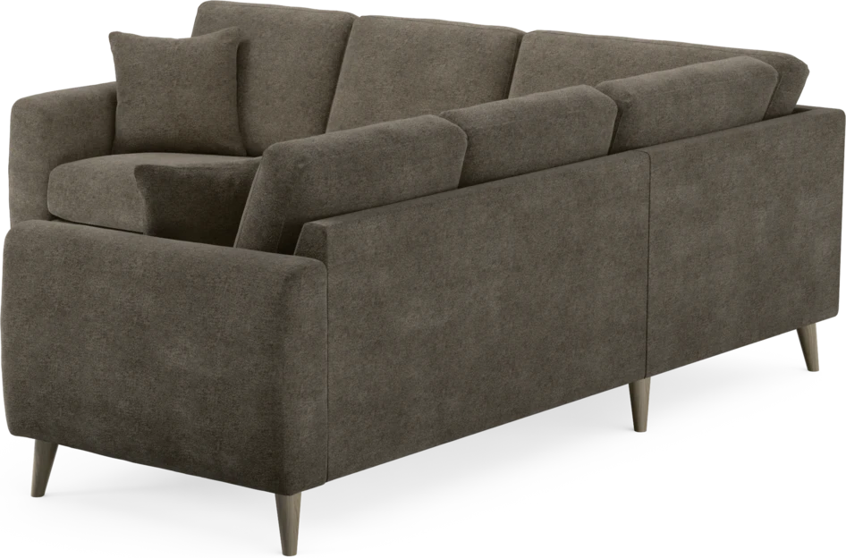 Eden - Hörnsoffa, 2+2-sits - Brun