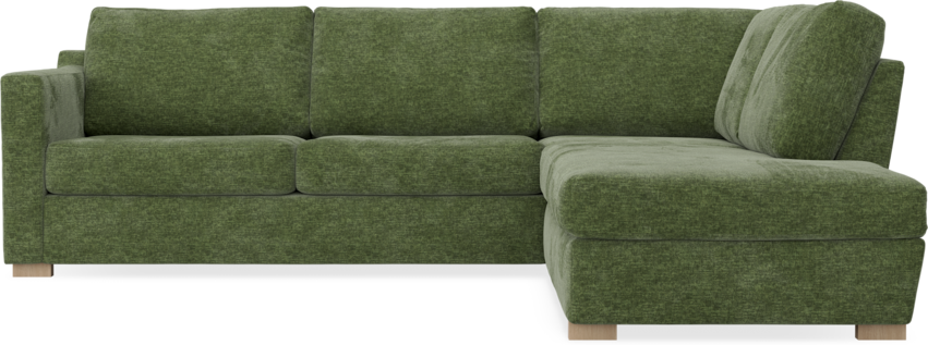 Friday - 2,5-sits soffa med divan höger - Grön