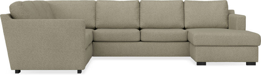 Friday - Hörnsoffa, 2+3-sits med schäslong höger - Beige