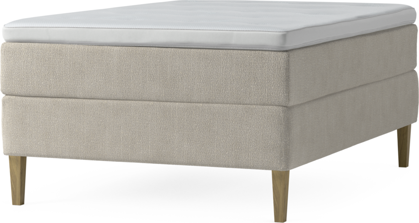 Delux Dream - Kontinentalsäng, enkelsäng 140 cm med bäddmadrass och sängben