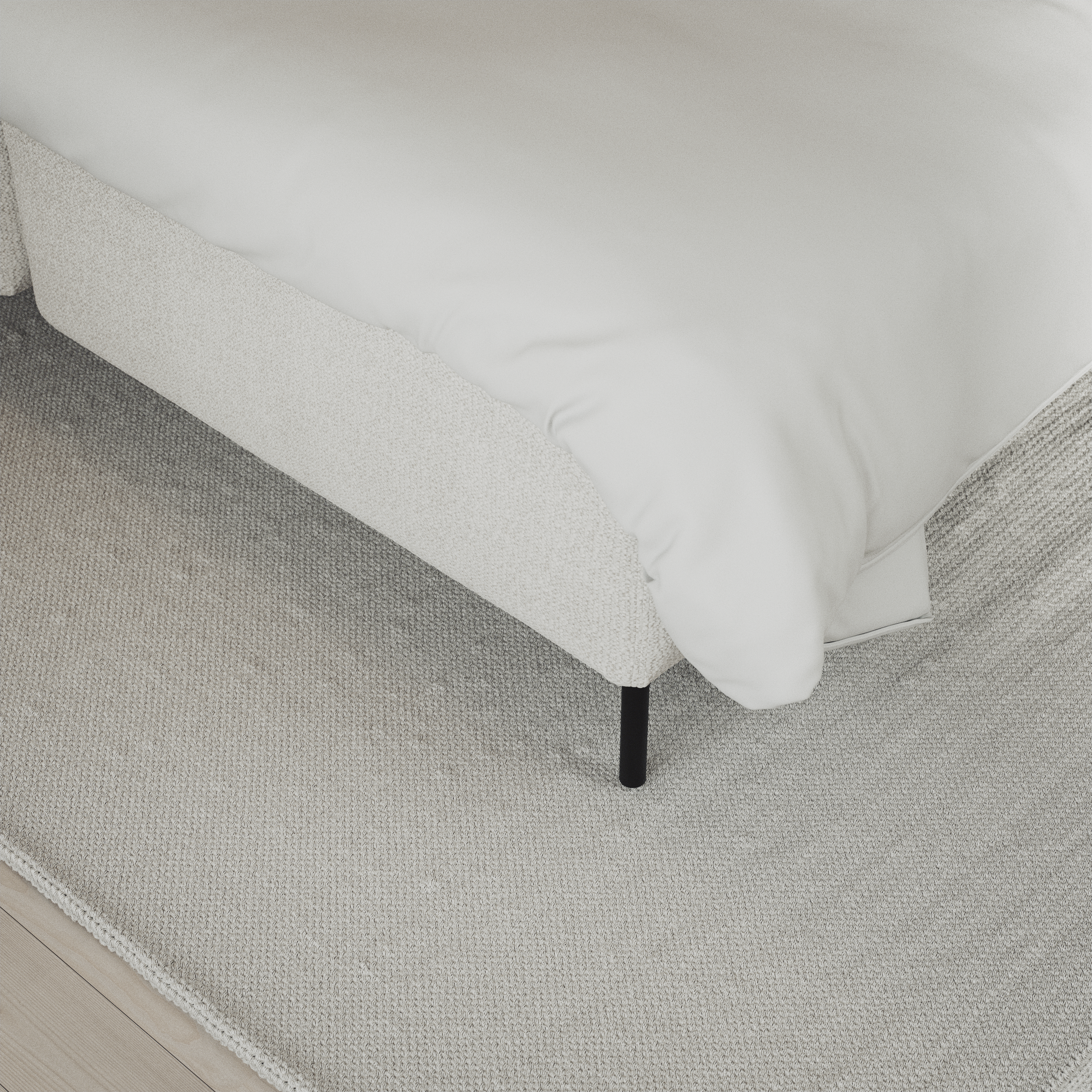 Delux Exclusive - Kontinentalsäng, enkelsäng 120 cm med bäddmadrass och sängben - inspiration