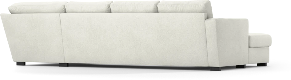 Friday - 3-sits soffa med schäslong vänster och divan höger - Vit