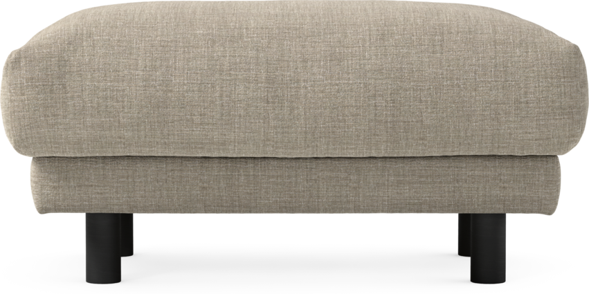 Cherrie - Fotpall 110, fast klädsel - Beige