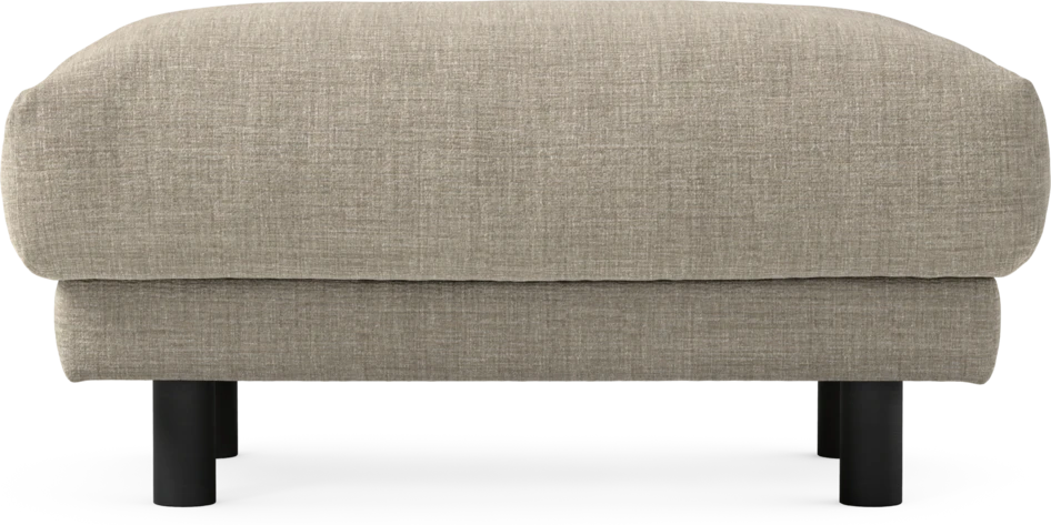 Cherrie - Fotpall 110, fast klädsel - Beige