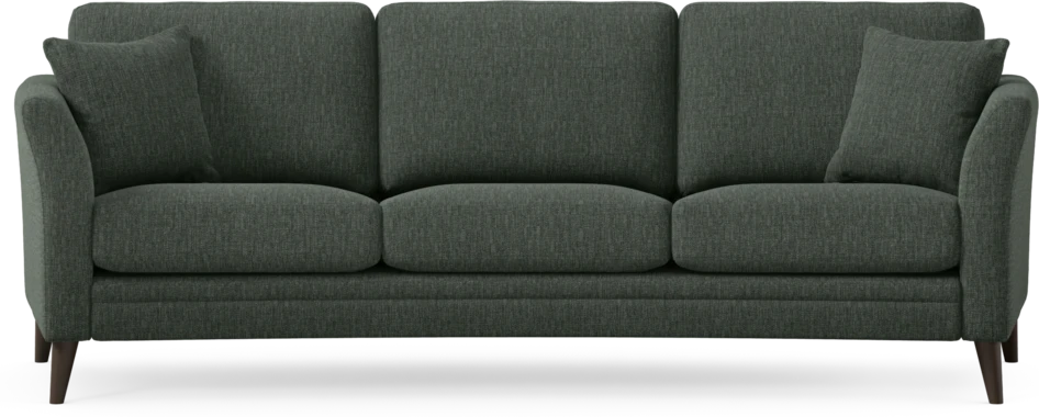 Eden - 3-sits soffa svängd - Grön
