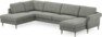 Bridge - 3-sits soffa med divan vänster och schäslong höger - Grå