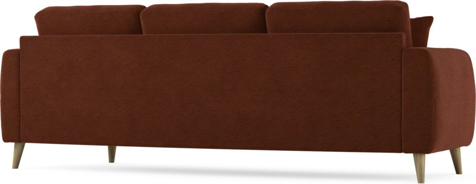 Eden - 3-sits soffa svängd - Orange