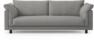 Cherrie - 3-sits soffa, hel dyna, fast klädsel - Grå
