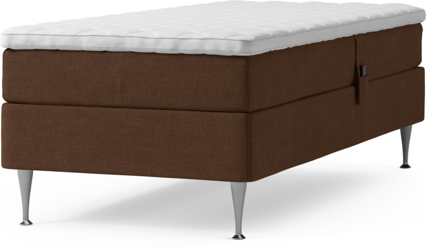 Delux Sense - Ställbar säng, enkelsäng med bäddmadrass och sängben