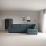 Friday - 2,5-sits soffa med divan höger - Blå