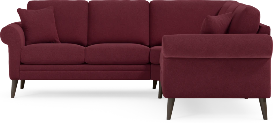 Eden - Hörnsoffa, 2+2-sits - Röd