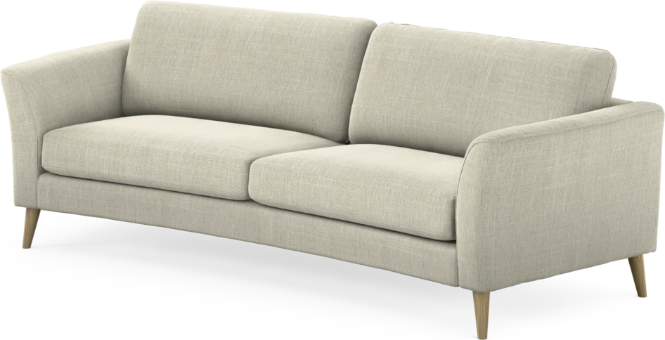 Bridge - 3-sits soffa svängd - Beige