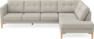 Rio - 3-sits soffa med divan höger - Beige