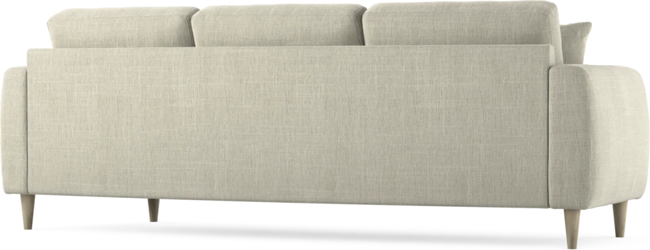 Eden - 3-sits soffa svängd - Beige
