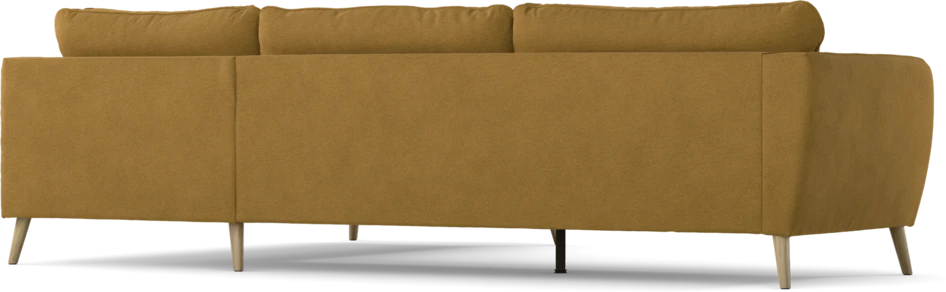 County - 2,5-sits soffa med divan höger - Gul