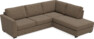 Friday - 2,5-sits soffa med divan höger - Brun
