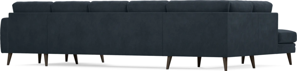 Eden - 3-sits soffa med divan vänster och schäslong höger - Blå