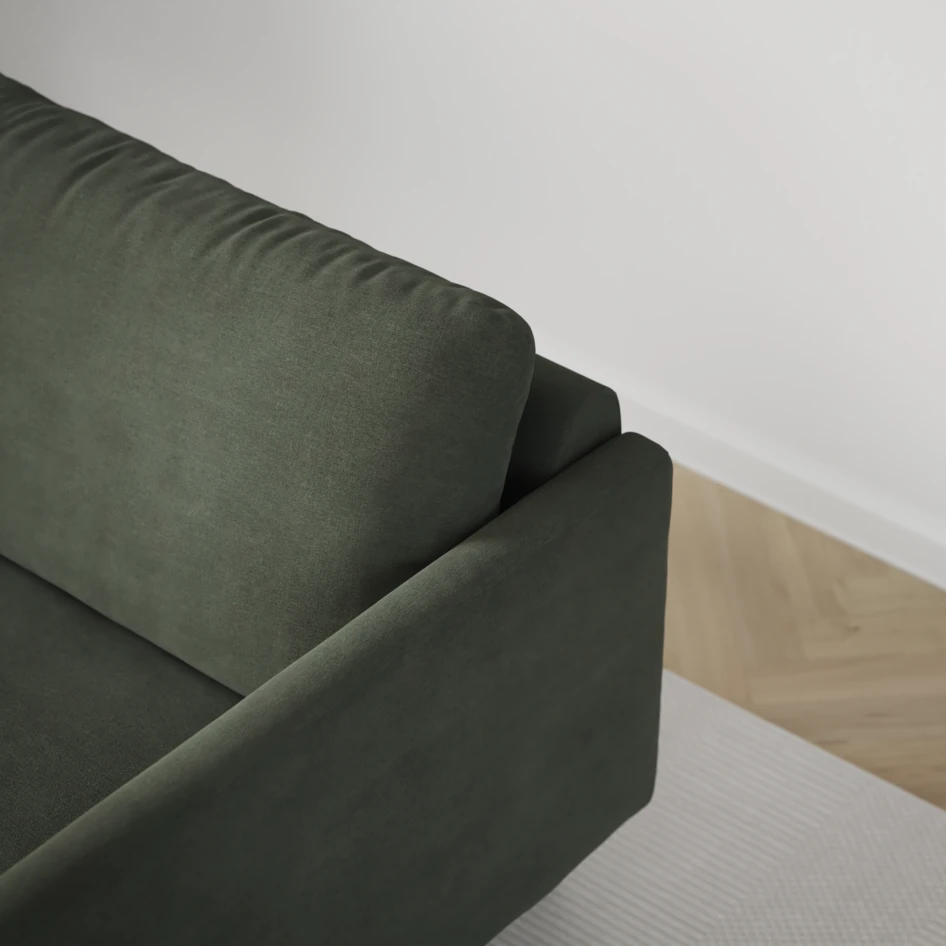 Madison Lux - Hörnsoffa 2+3-sits, hörn 2 - Grön
