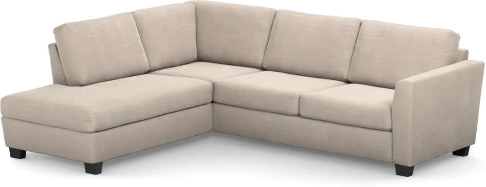 Friday - 2,5-sits soffa med divan vänster - Beige