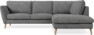 Madison - 2-sits soffa med divan höger - Vit