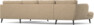 Madison Lux - 2-sits soffa med schäslong vänster och divan höger - Beige