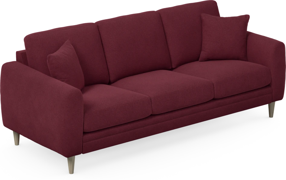 Eden - 3-sits soffa - Röd