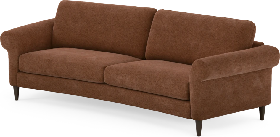 Bridge - 3-sits soffa svängd - Orange