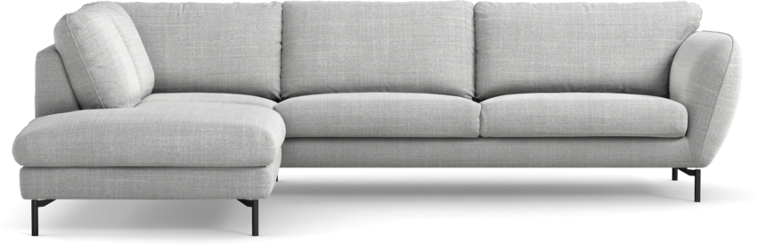 Madison - 3-sits soffa med divan vänster - Grå